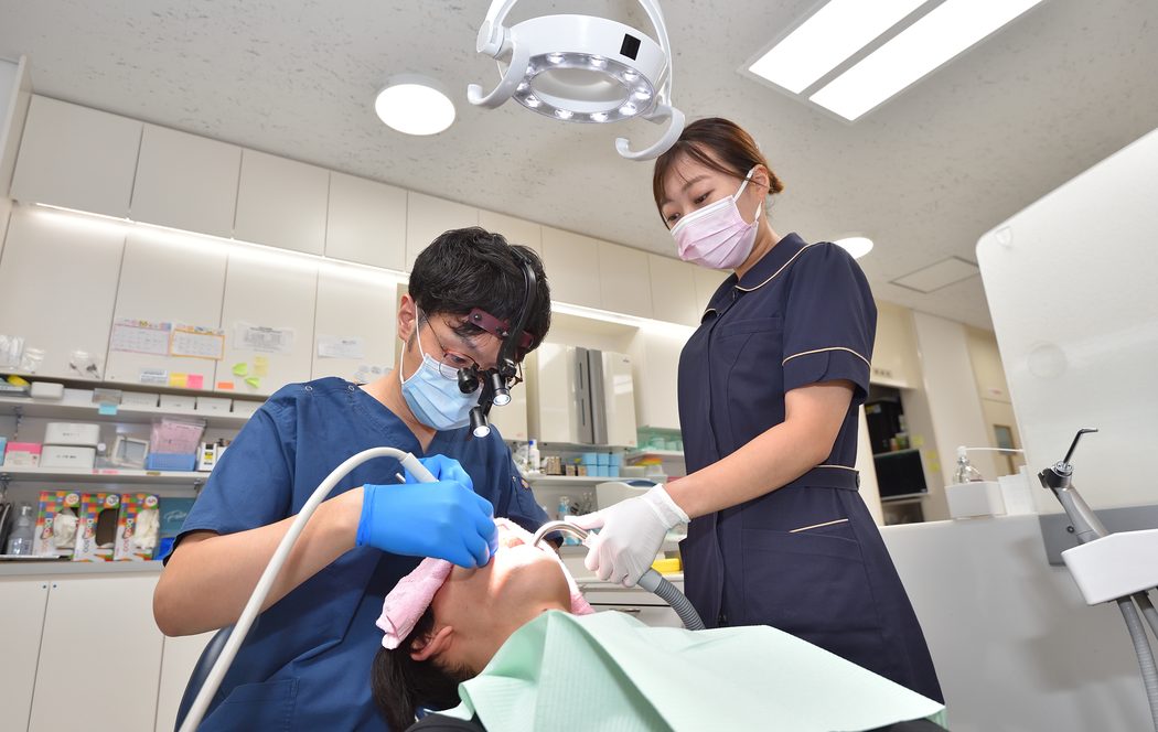 歯周病治療の様子